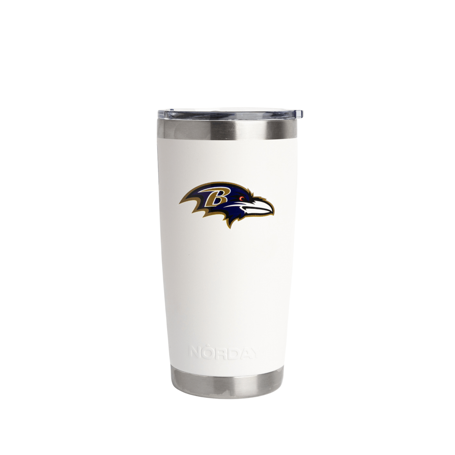 Tumbler 20oz White NFL Baltimore Ravens