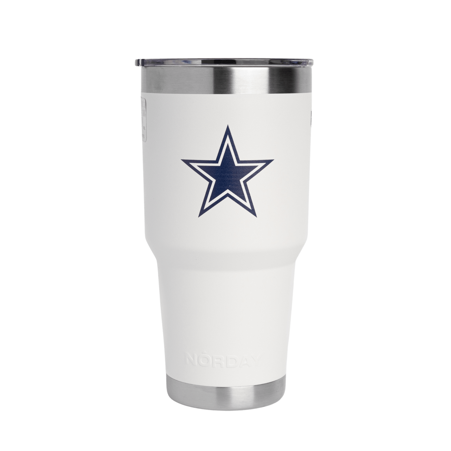 TUMBLER 30OZ WHITE NFL DALLAS COWBOYS