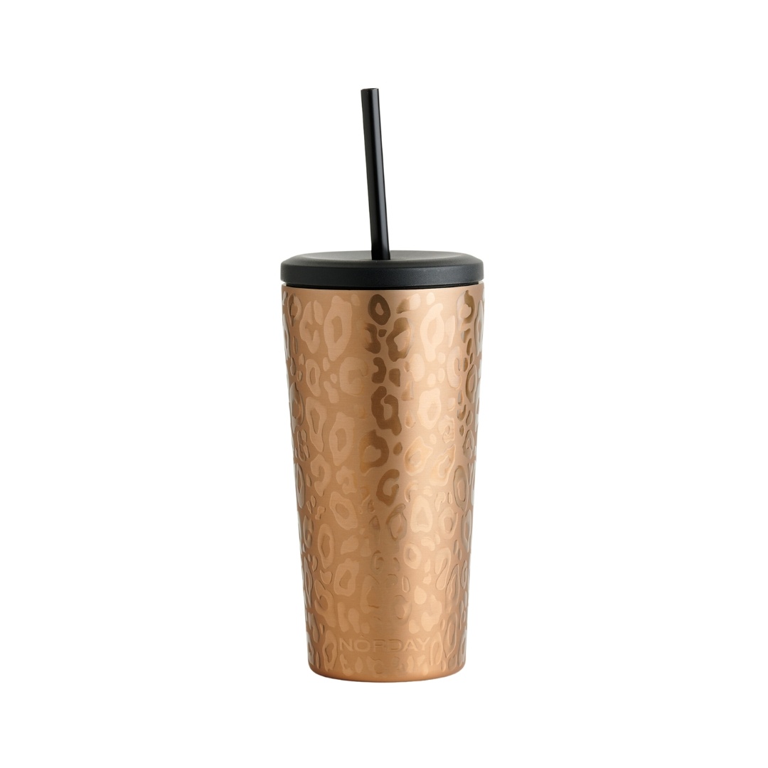 Bloom 18 oz Rose Gold Leopard