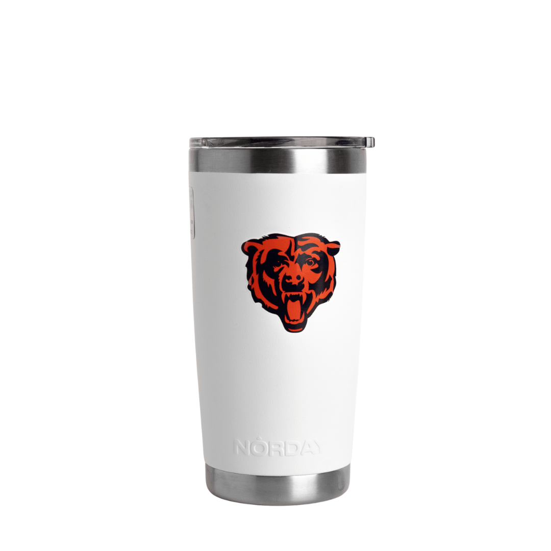 Tumbler 20oz White NFL Chicago Bears