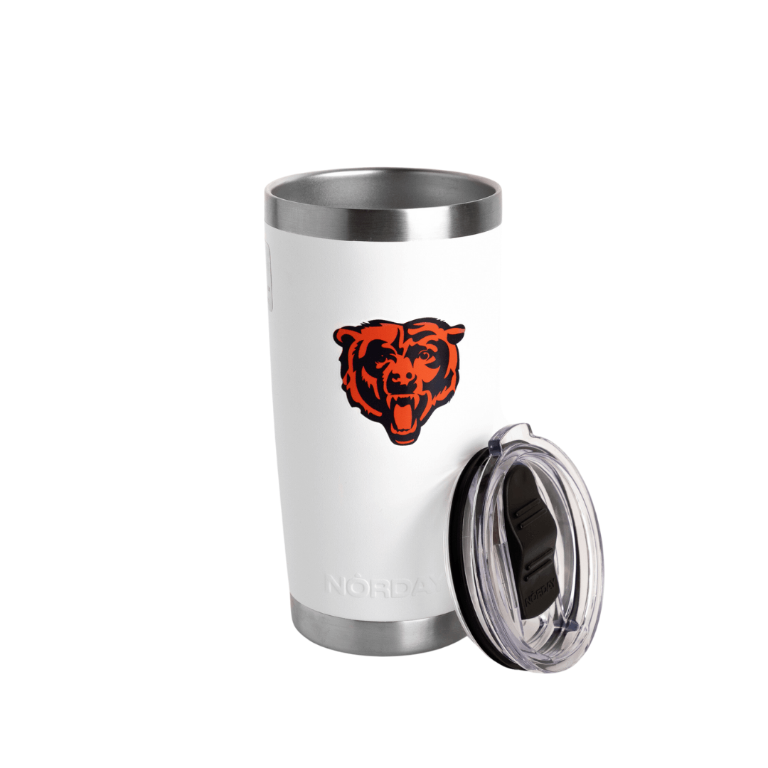 Tumbler 20oz White NFL Chicago Bears