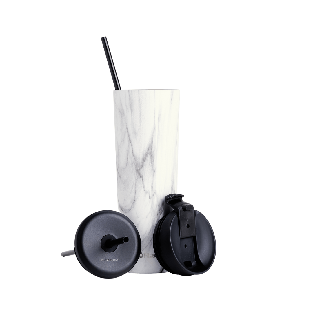 Bloom 30 oz White Marble