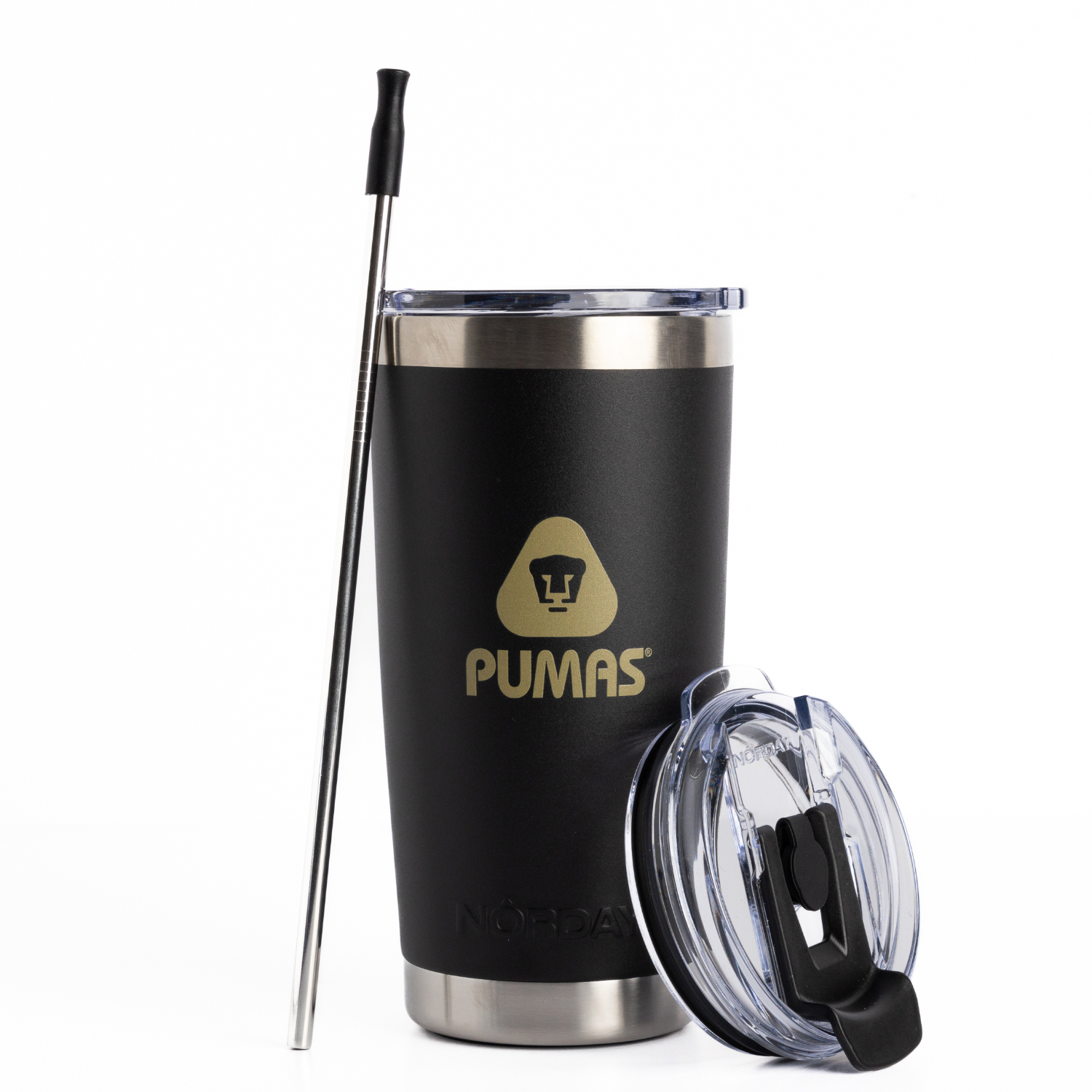 Tumbler 20 oz Pumas Negro