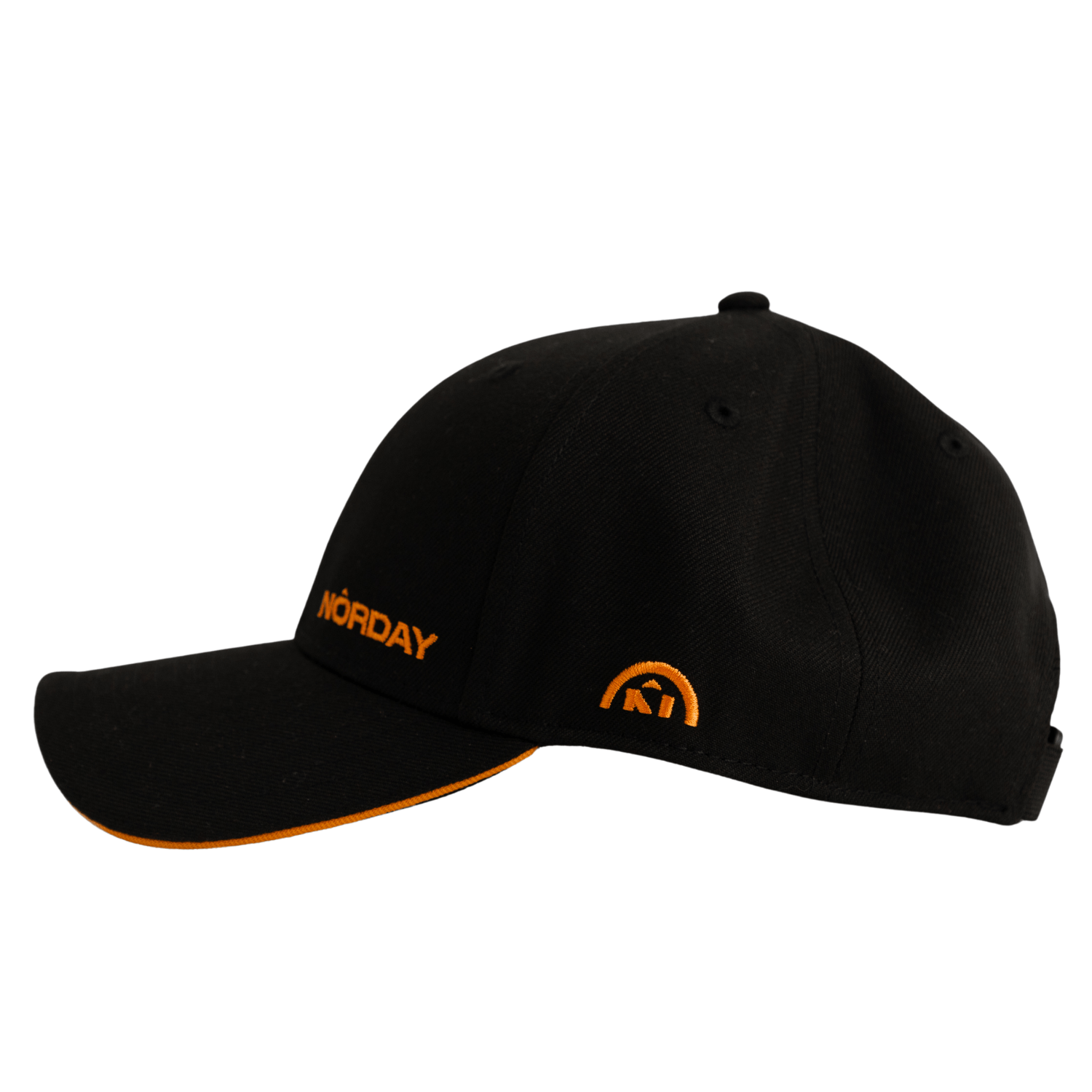 N-Caps Hard Black Orange