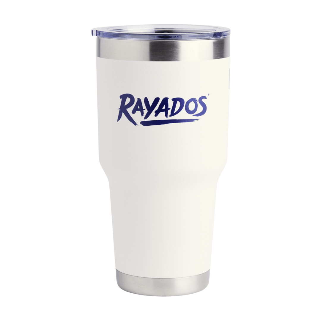 Tumbler 30 oz Blanco Rayados M