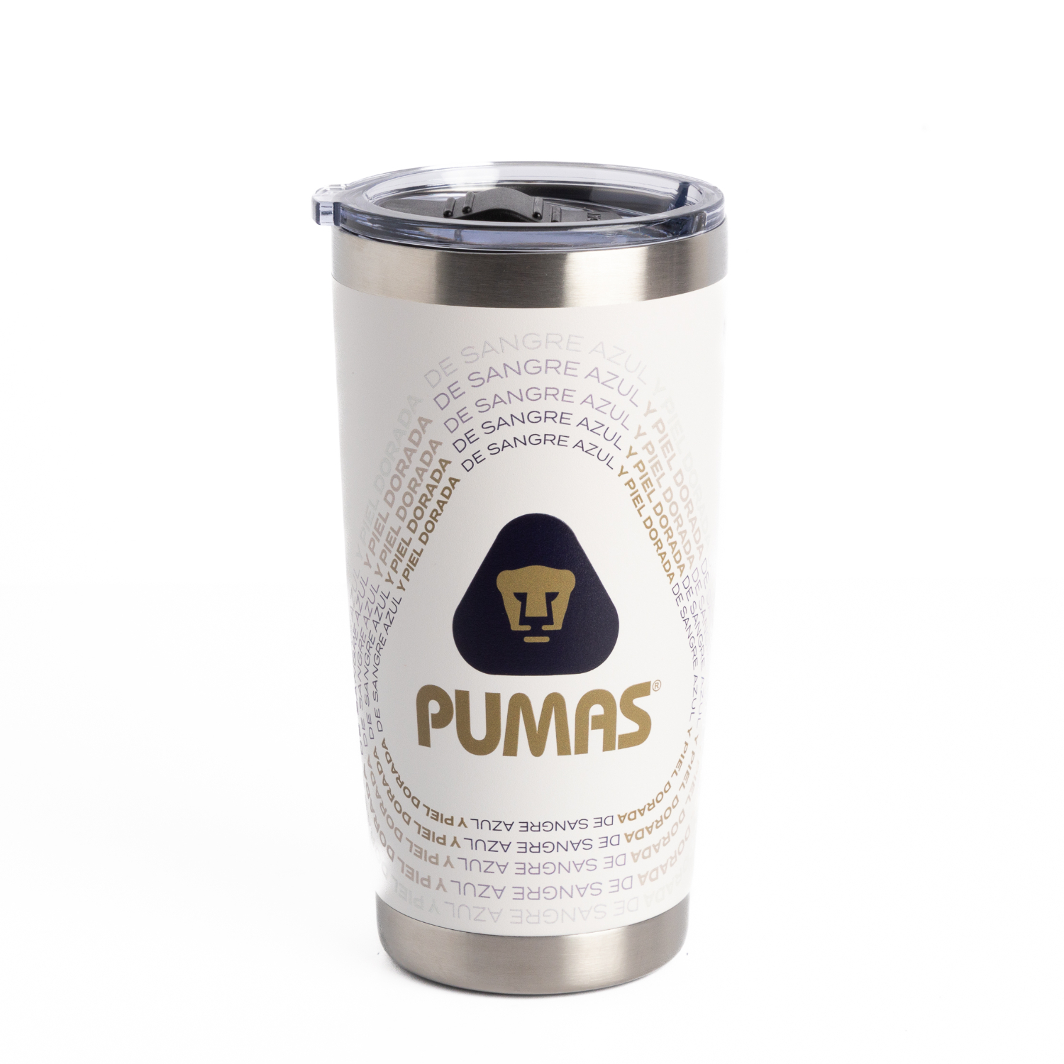 Tumbler 20oz Pumas Blanco