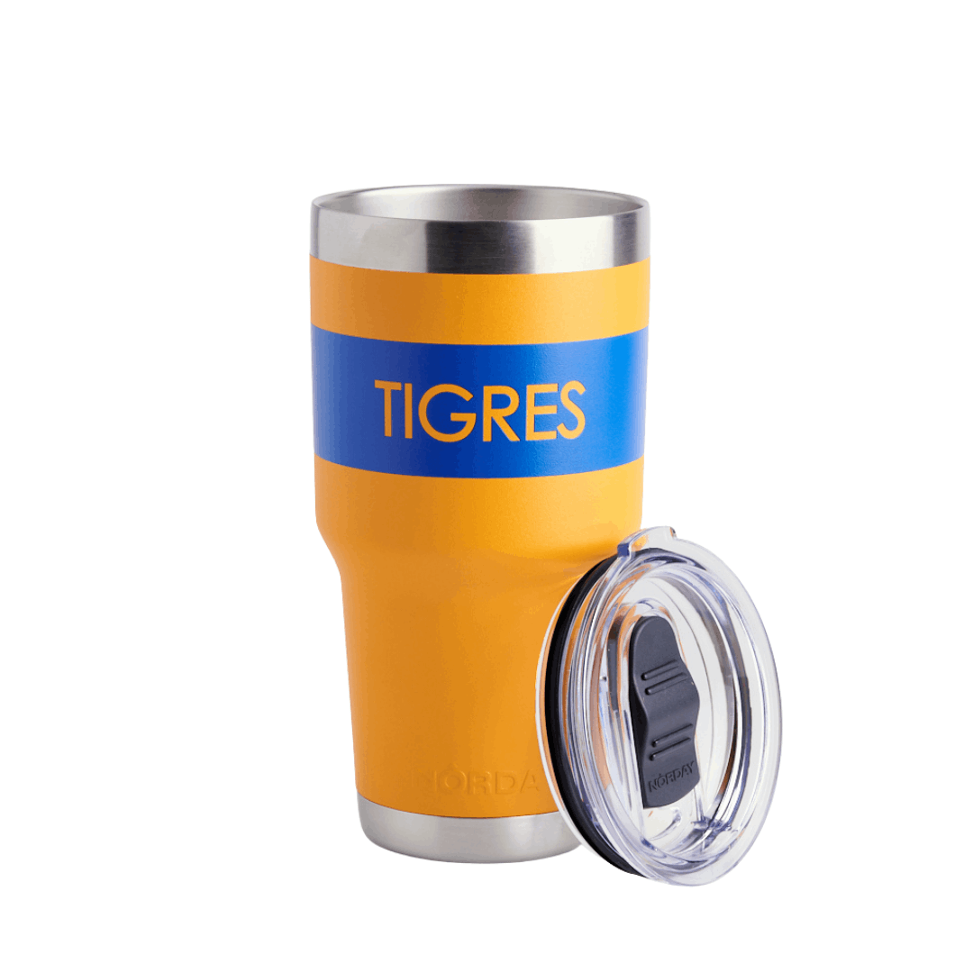 Tumbler 30 oz Amarillo Tigres Banda