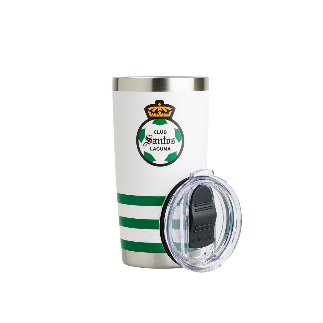Tumbler 20 oz Santos Blanco & Verde