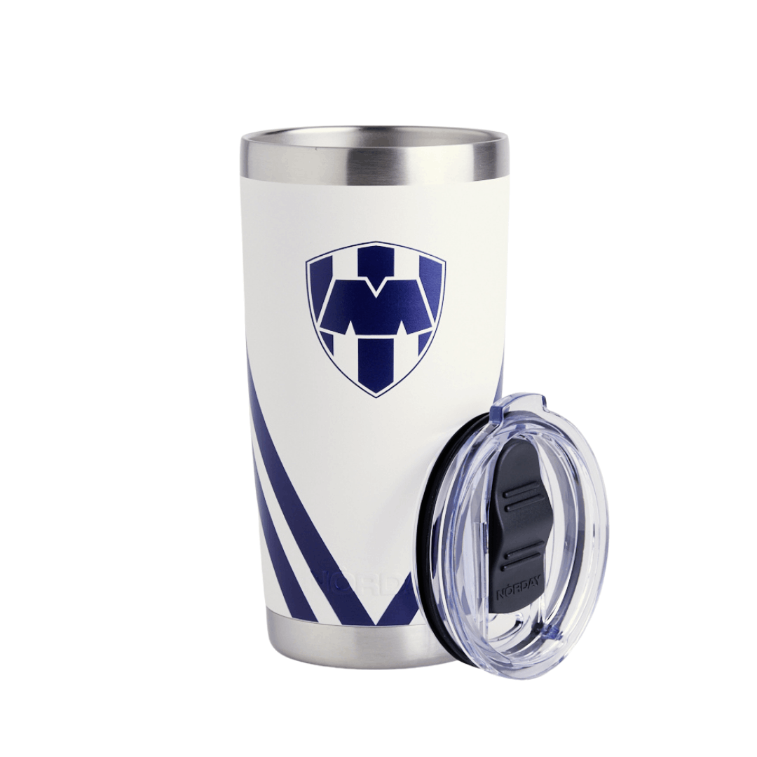 Tumbler 20 oz Blanco Rayados M