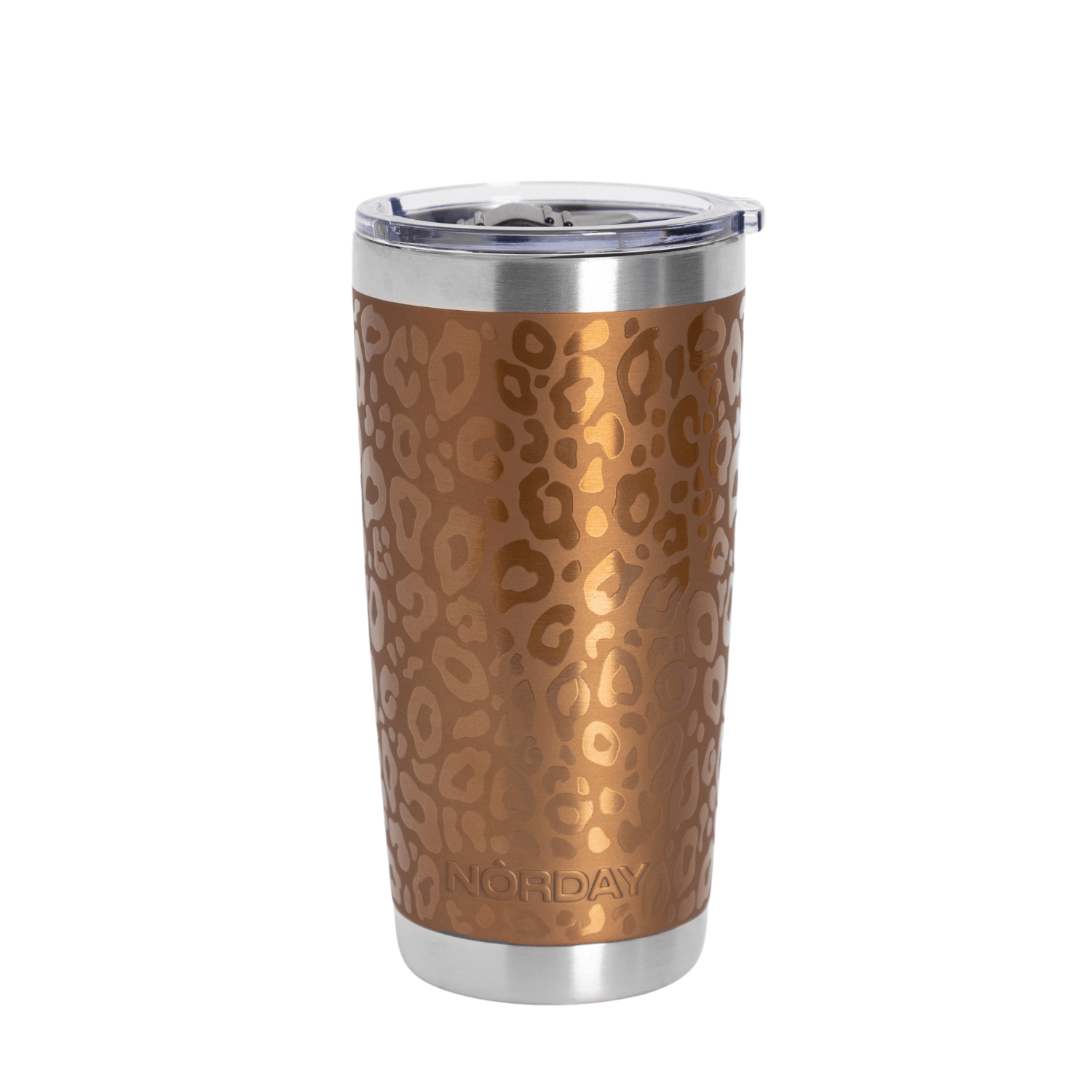 TUMBLER 20 OZ GOLD LEOPARD