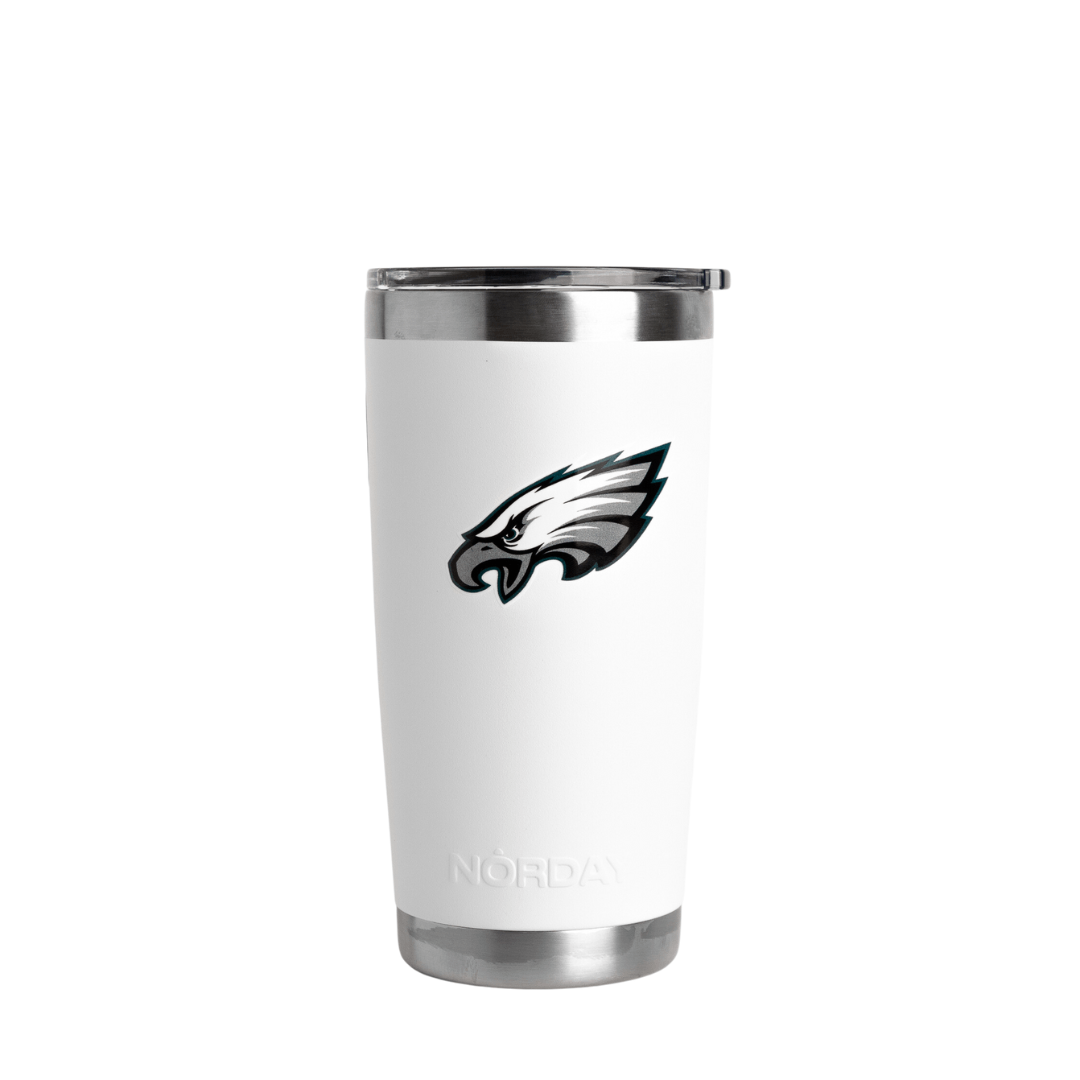 Tumbler 20oz White Philadelphia Eagles