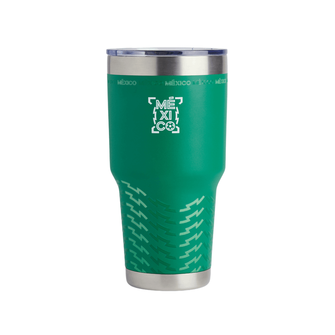 Tumbler 30 oz Verde Ola Selección Mexicana