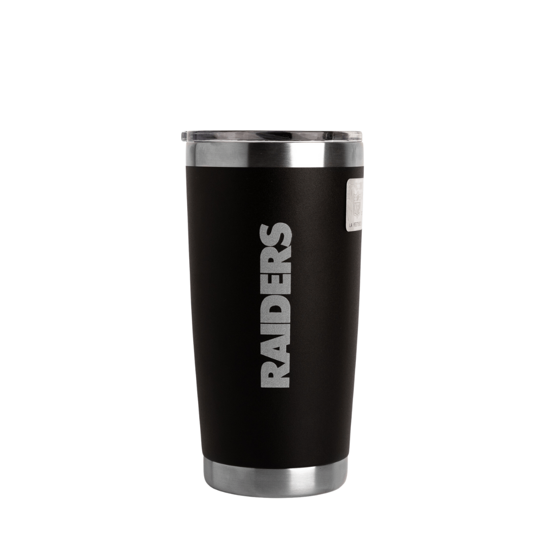 Tumbler 20oz Black NFL Las Vegas Raiders