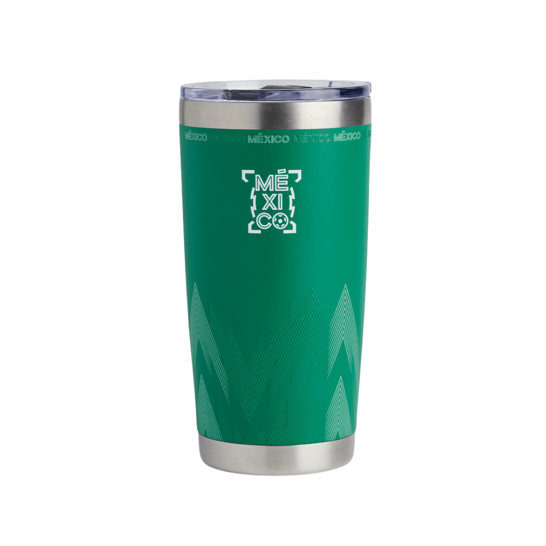 Tumbler 20 oz Verde Oficial Selección Mexicana