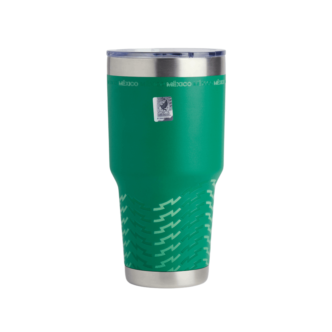 Tumbler 30 oz Verde Ola Selección Mexicana