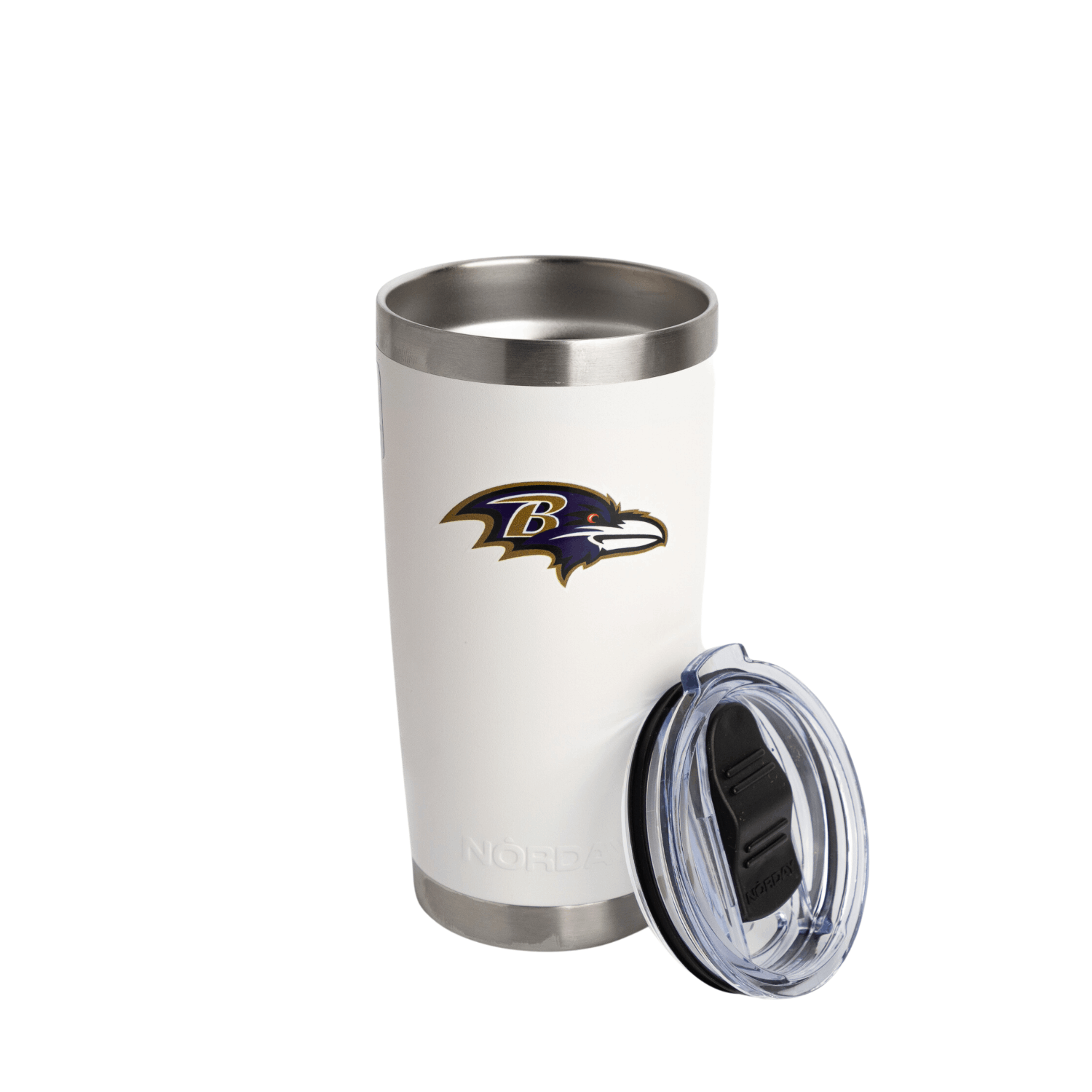 Tumbler 20oz White NFL Baltimore Ravens