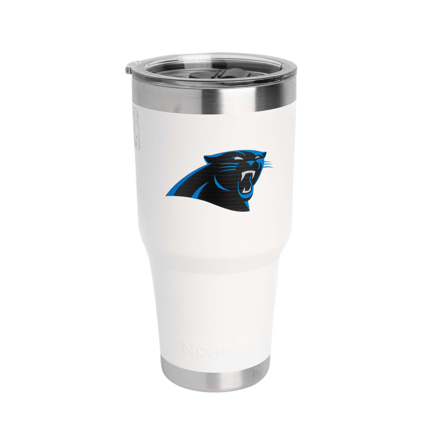 TUMBLER 30OZ WHITE NFL CAROLINA PANTHERS