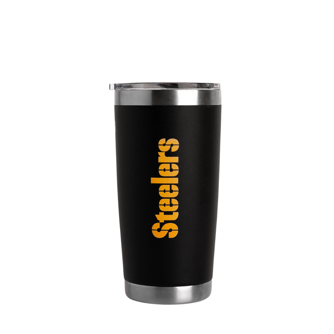 Tumbler 20oz Black NFL Pittsburgh Steelers