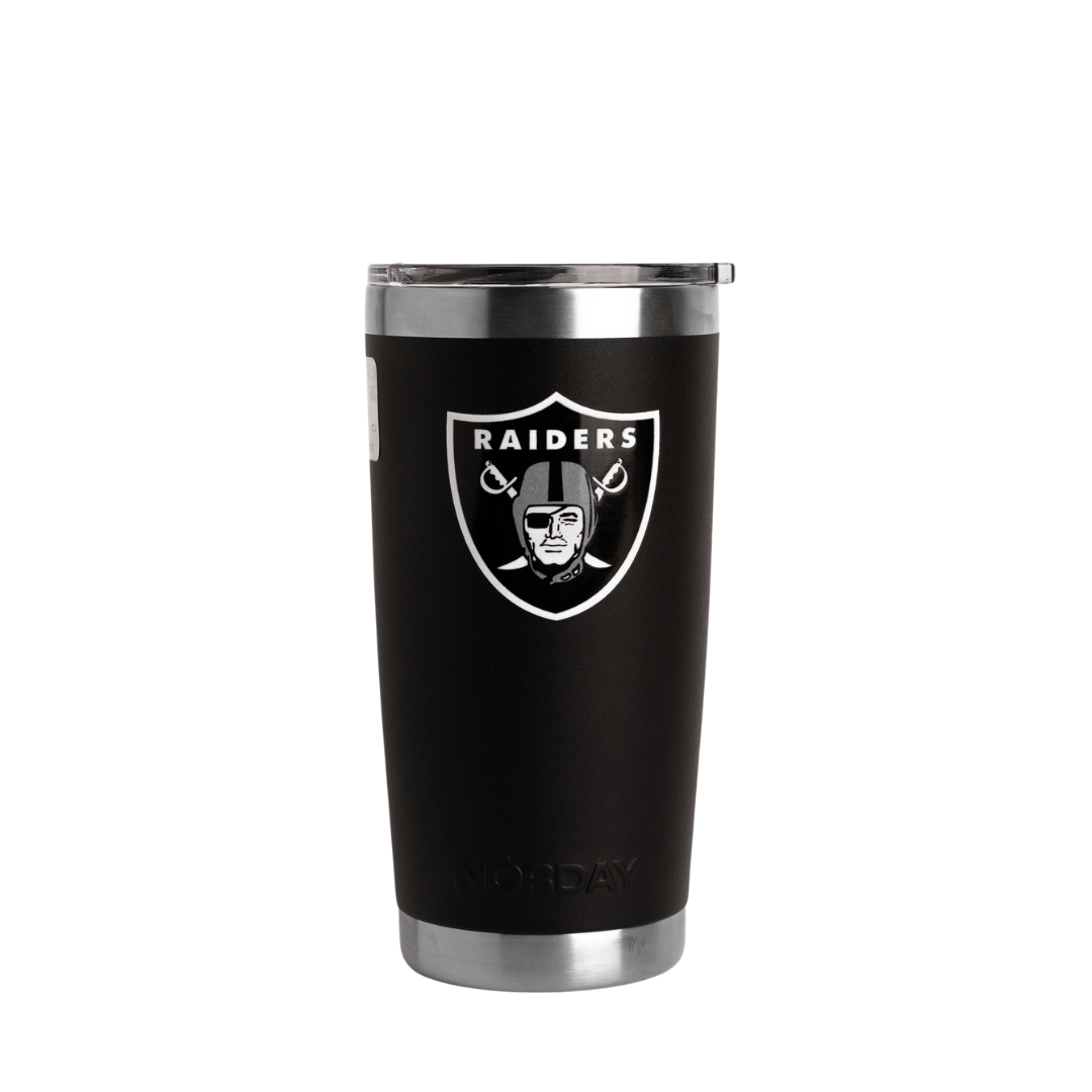 Tumbler 20oz Black NFL Las Vegas Raiders