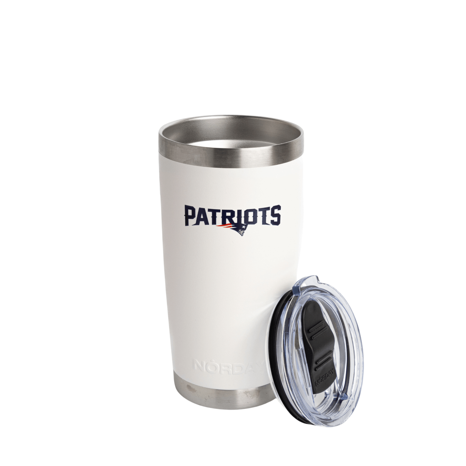 Tumbler 20oz White NFL New England Patriots
