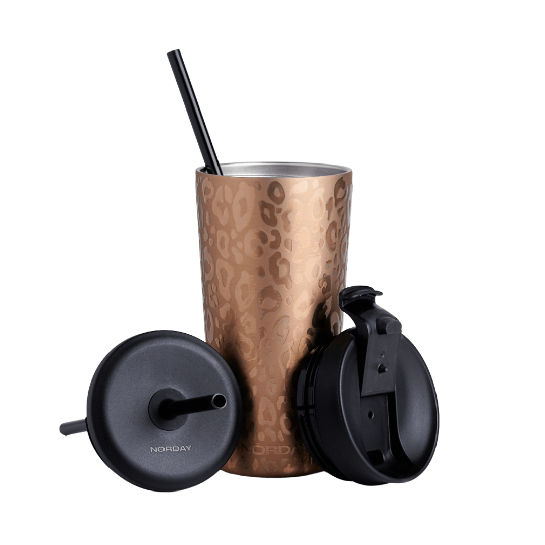 Bloom 18 oz Rose Gold Leopard