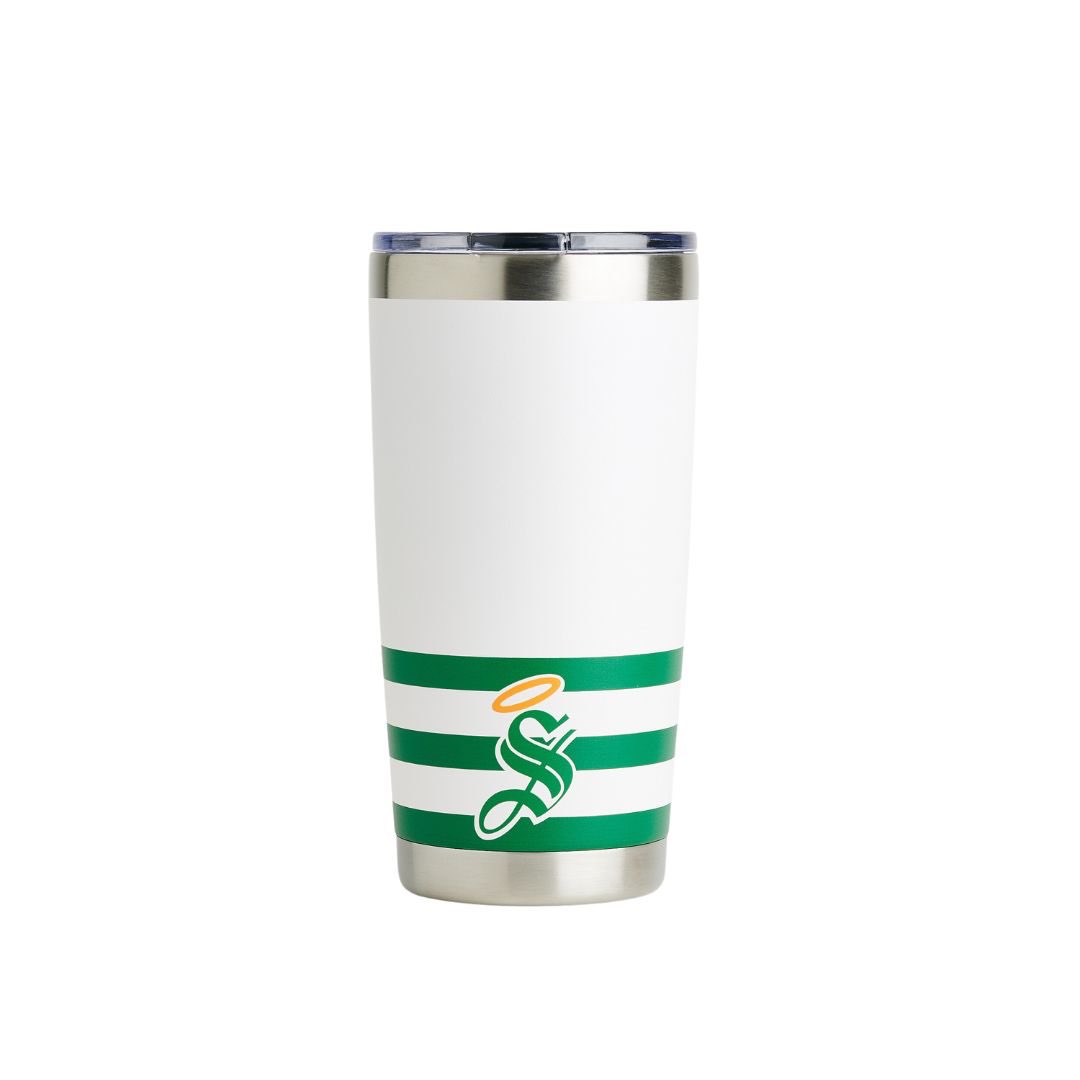 Tumbler 20 oz Santos Blanco & Verde