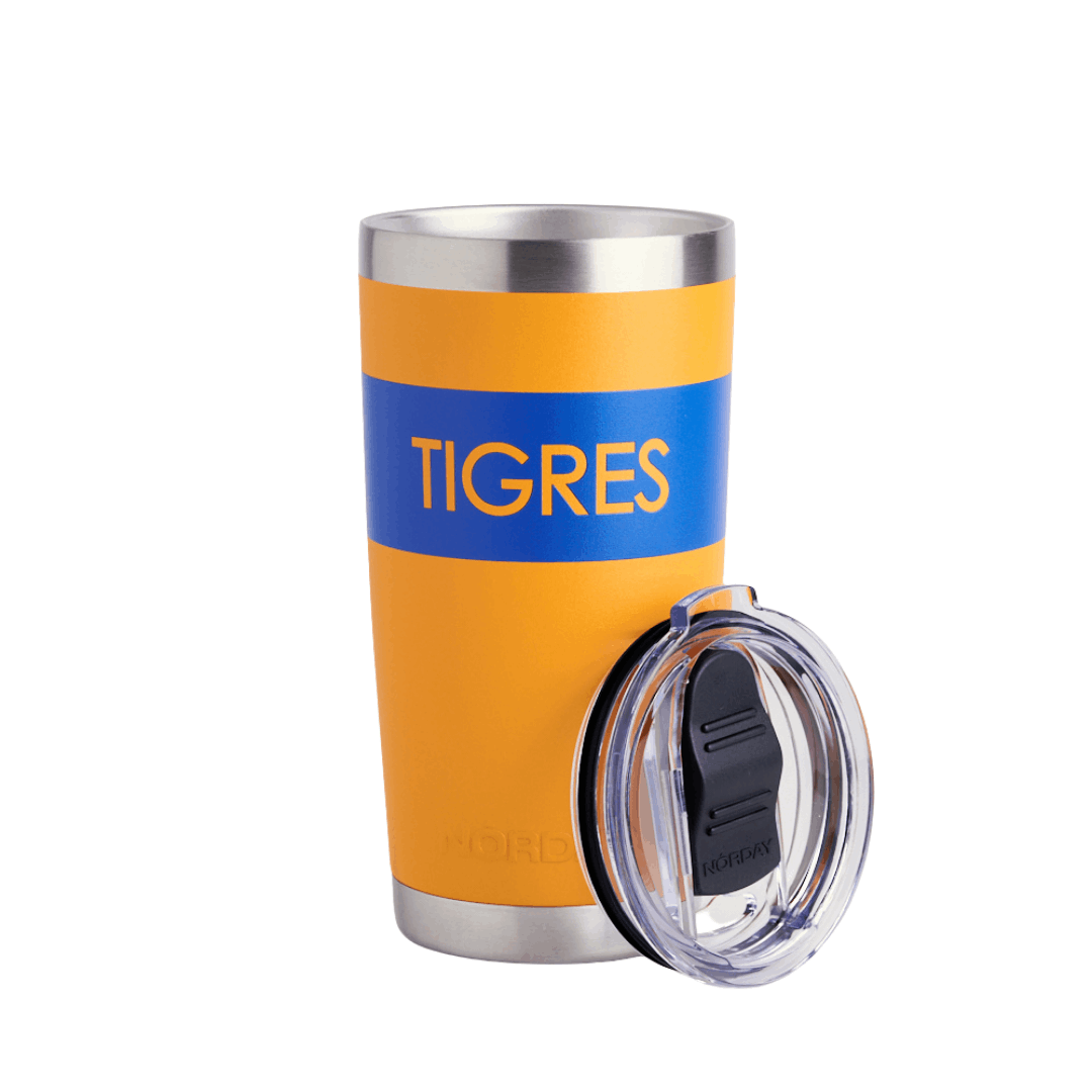 Tumbler 20 oz Amarillo Tigres Banda
