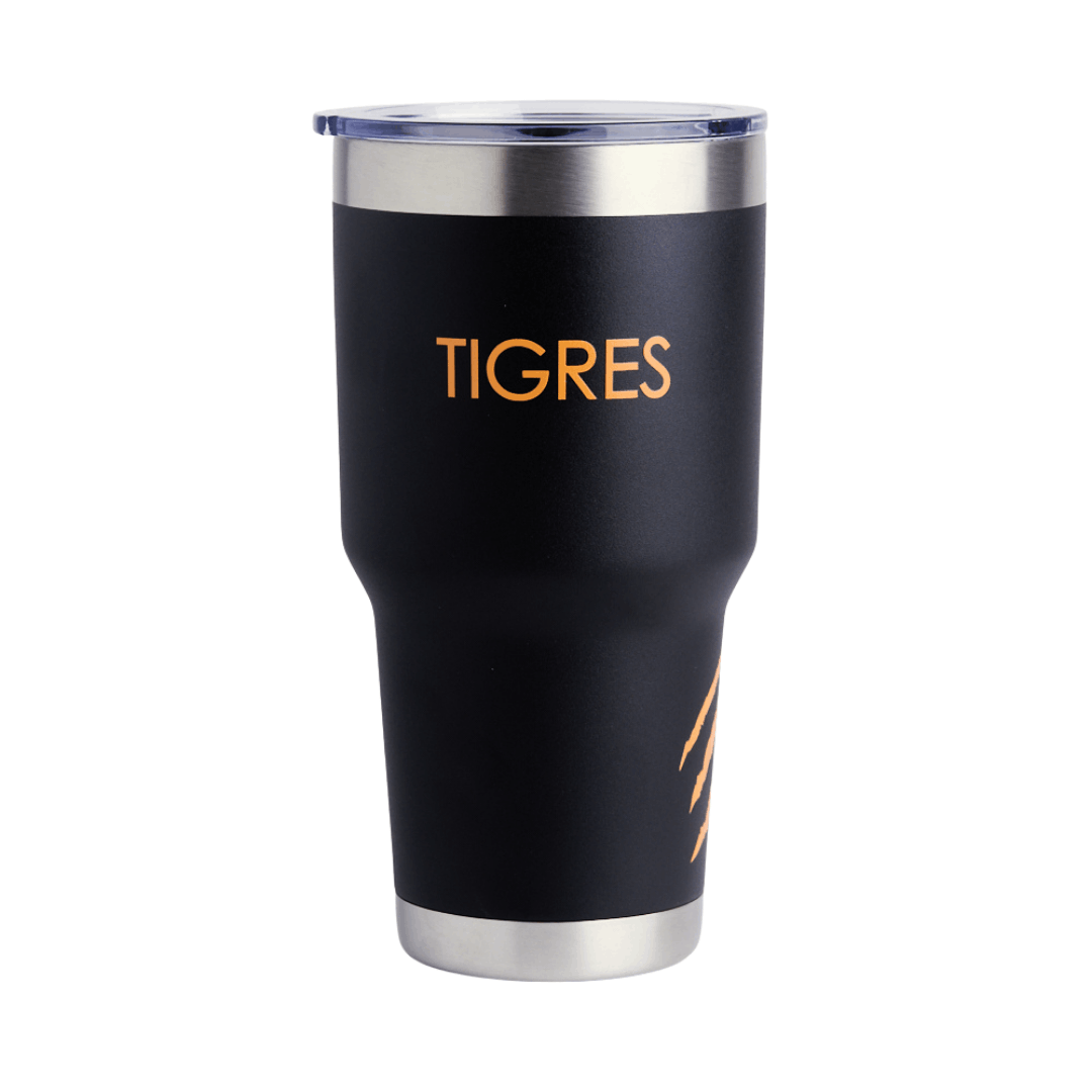 Tumbler 30 oz Negro Tigres Face
