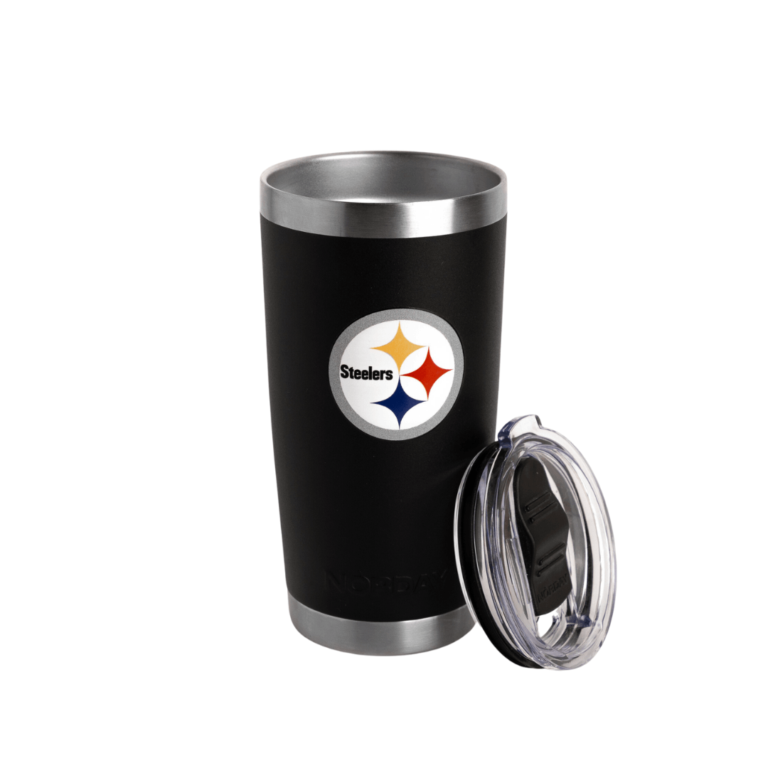Tumbler 20oz Black NFL Pittsburgh Steelers