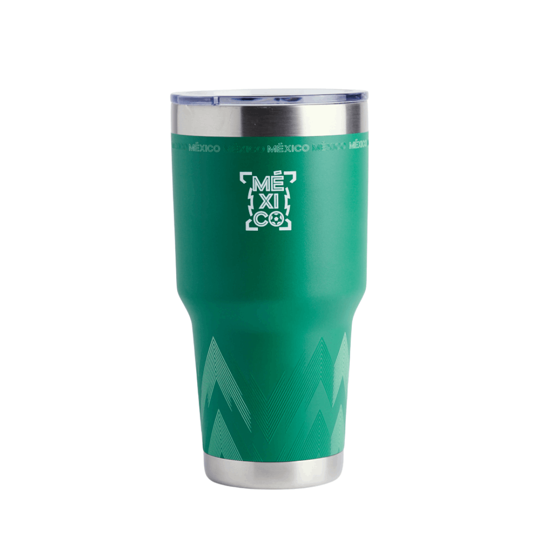 Tumbler 30 oz Verde Oficial Selección Mexicana