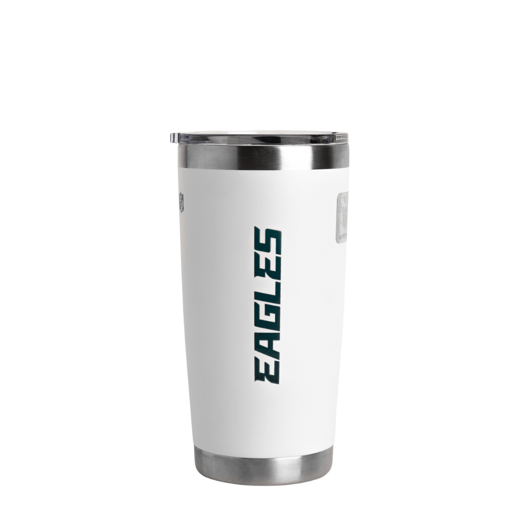 Tumbler 20oz White Philadelphia Eagles