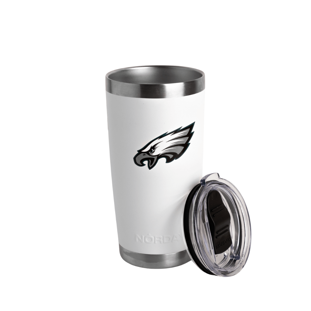 Tumbler 20oz White Philadelphia Eagles