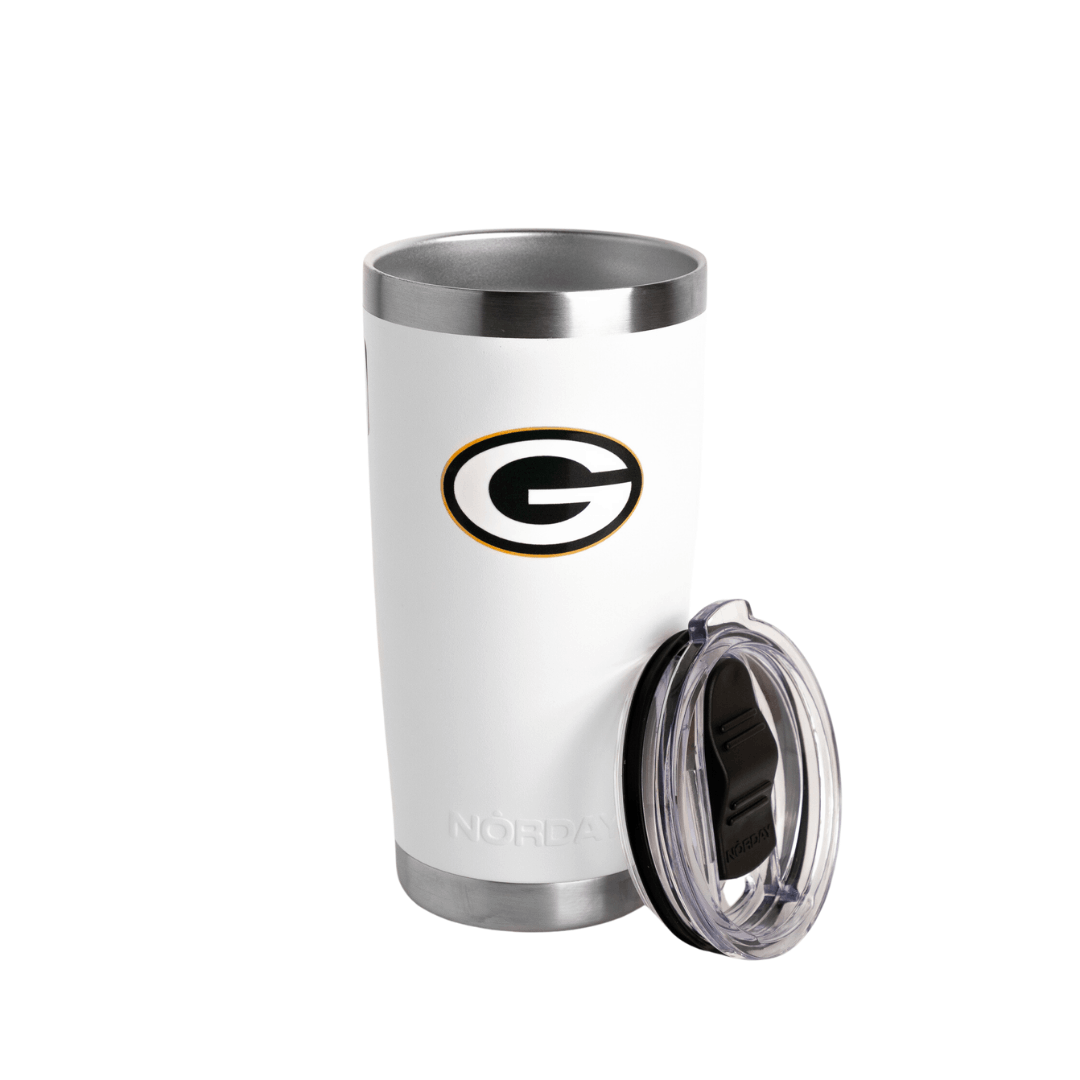 Tumbler 20oz White NFL Green Bay Packers