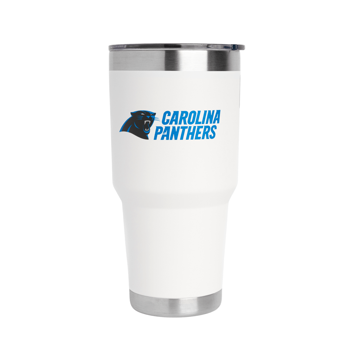 TUMBLER 30OZ WHITE NFL CAROLINA PANTHERS