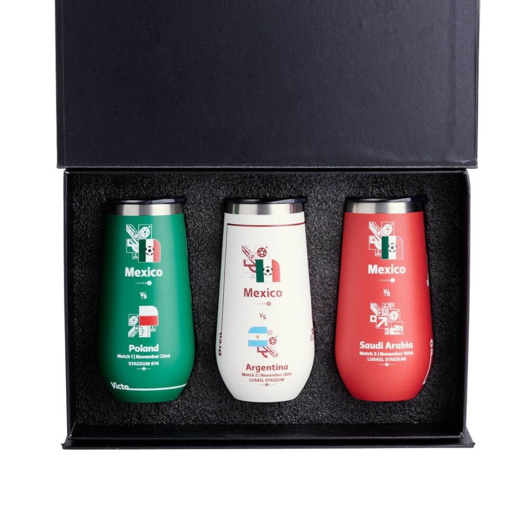 Agavero 6 oz Set Conmemorativo Qatar