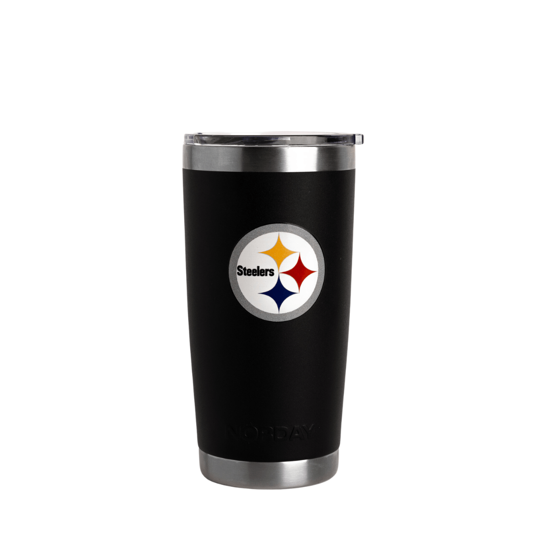 Tumbler 20oz Black NFL Pittsburgh Steelers