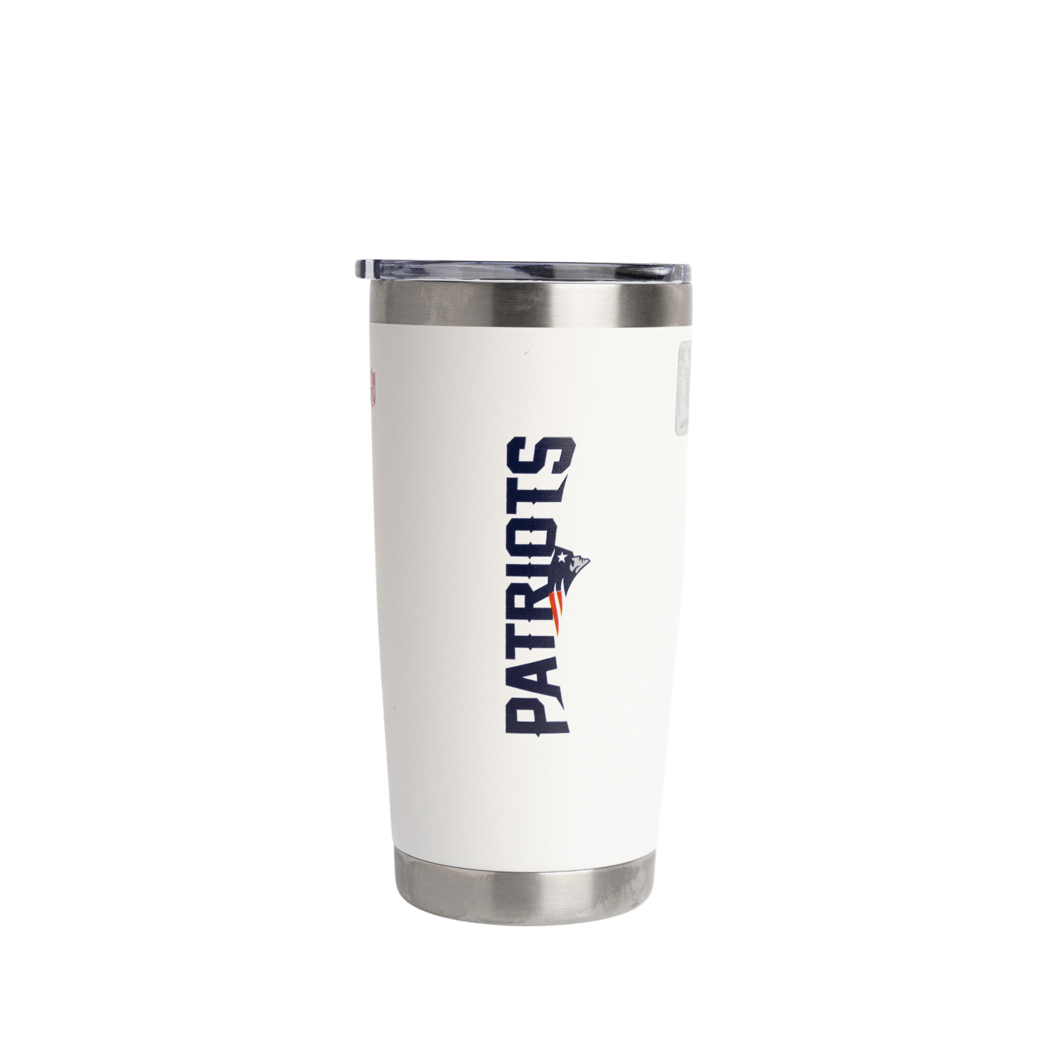 Tumbler 20oz White NFL New England Patriots
