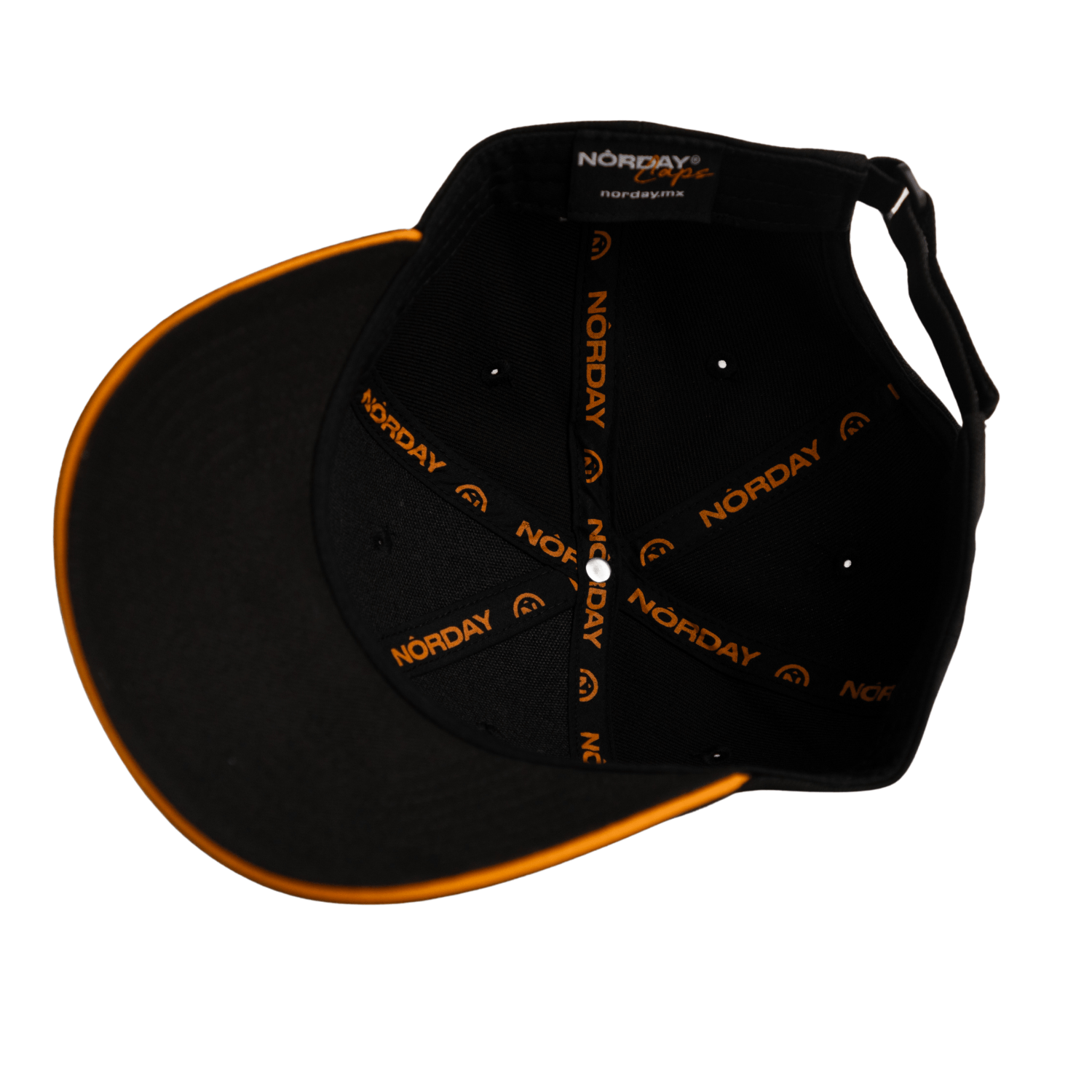 N-Caps Hard Black Orange