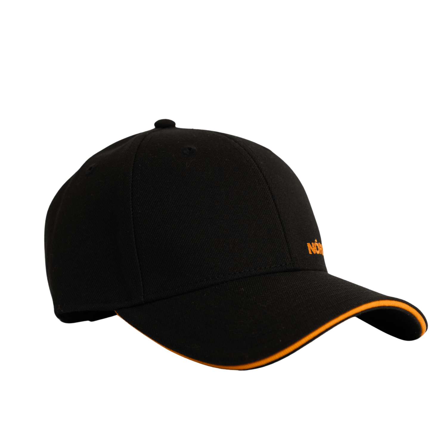 N-Caps Hard Black Orange