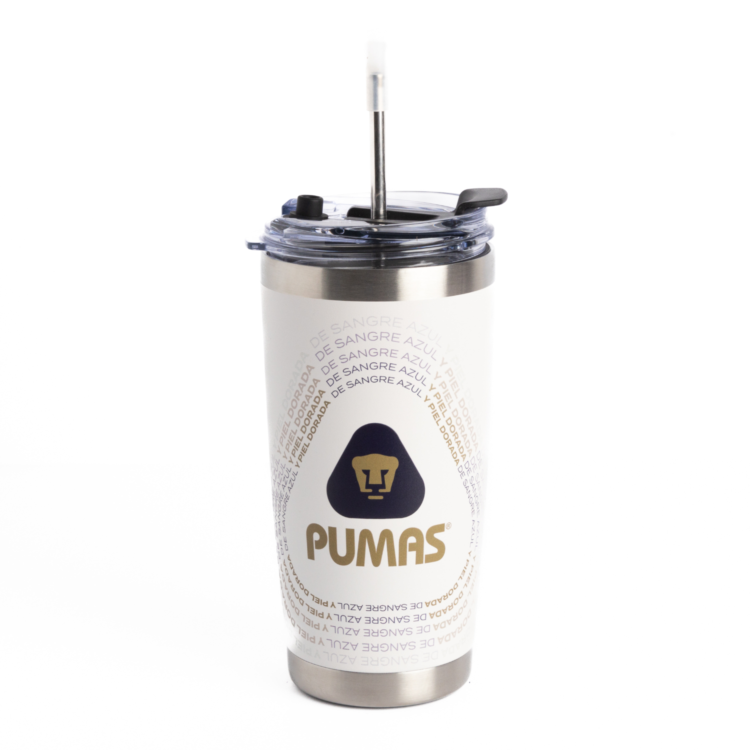 Tumbler 20oz Pumas Blanco