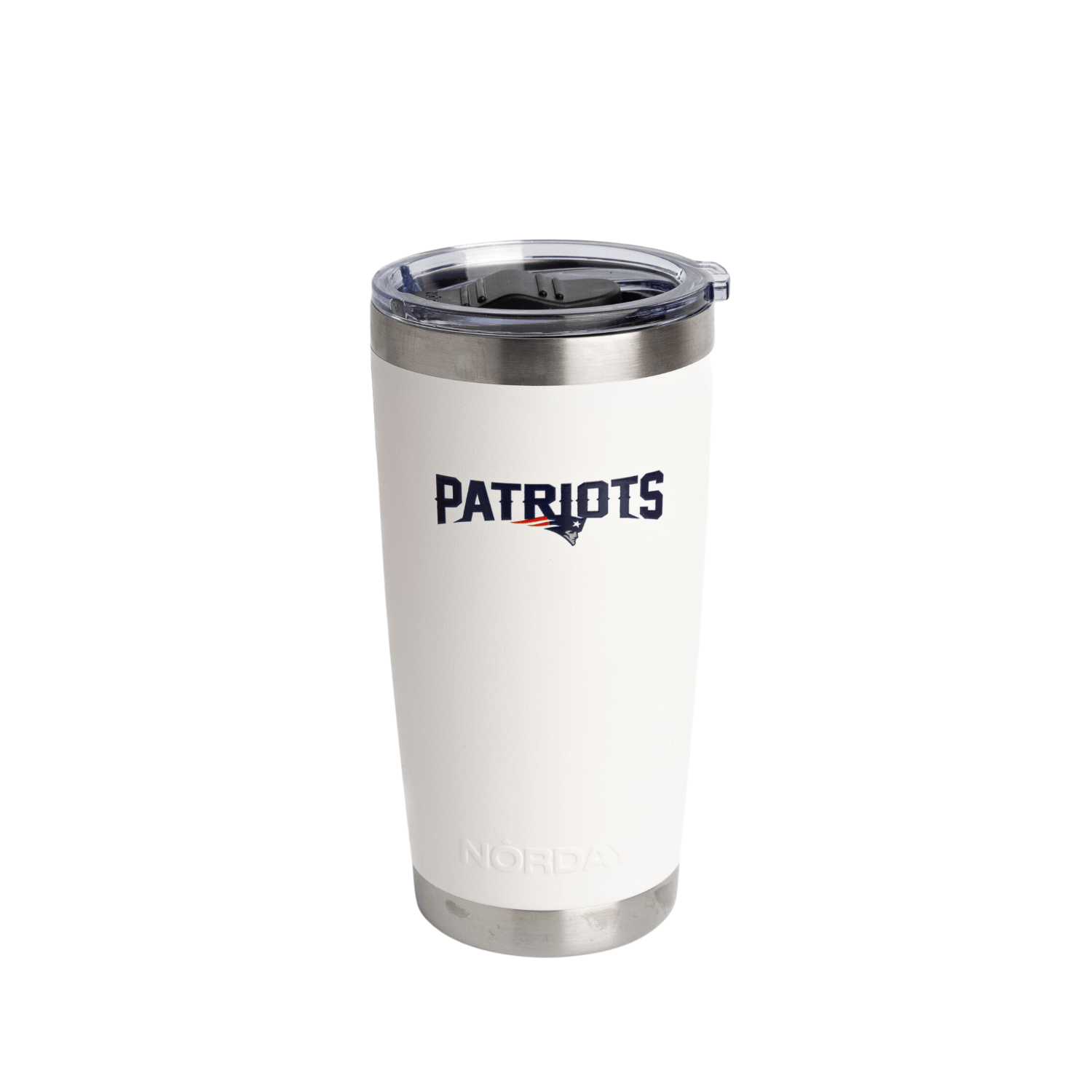 Tumbler 20oz White NFL New England Patriots