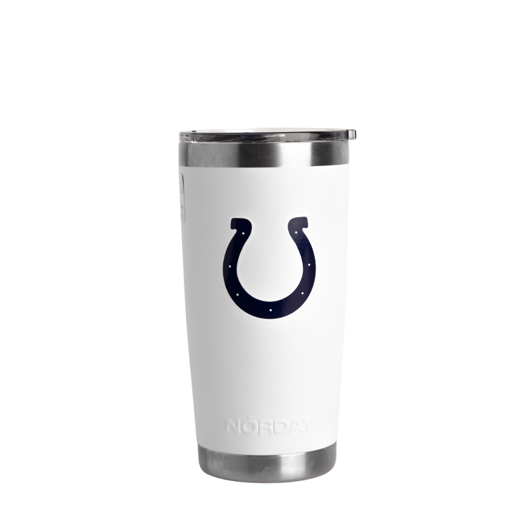 Tumbler 20oz White NFL Indianapolis Colts